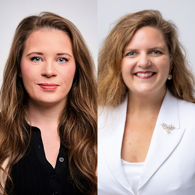 Felicitas Arndt (Foto: Stadt Bochum) & Fee Roth (Foto: CDU Bochum)
