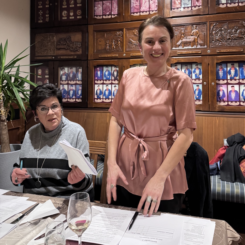 Angelika D�menil und Irina Becker
Foto: Amrei Sonnenschein
