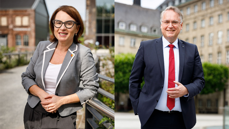 Irina Becker und Christian Haardt, CDU-Ratsmitglieder