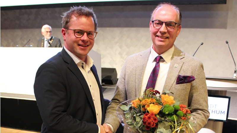 Karsten Herlitz (li.), Fraktionsvorsitzender und Dr. Sascha Dewender (re.)
