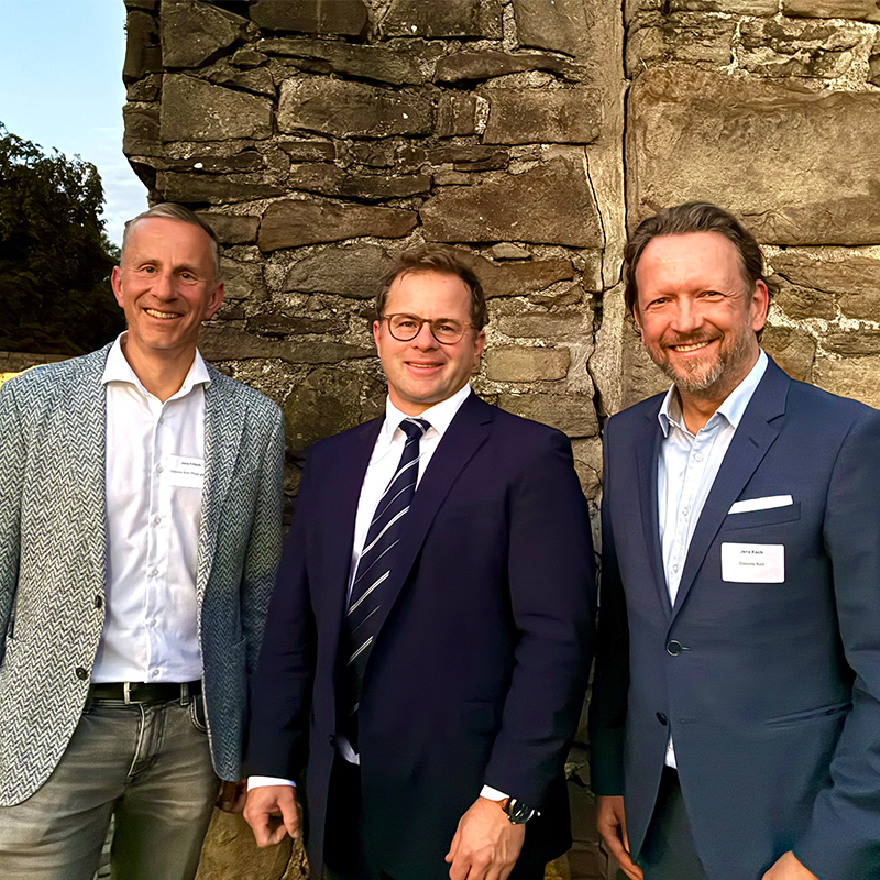 Auf dem Foto v. l. n. r.: Jens Fritsch, Karsten Herlitz, Jens Koch