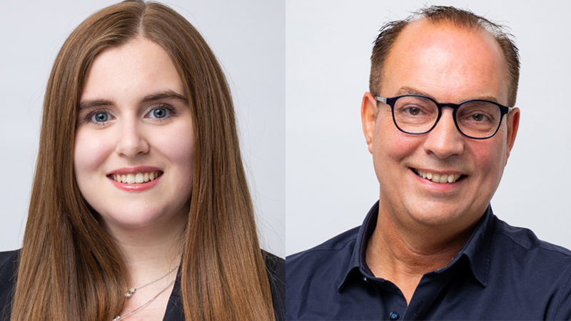 Sophie Sommer, sportpolitische Sprecherin und Dr. Sascha Dewender, schulpolitischer Sprecher